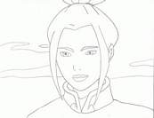 coloriage azula la soeur de zuko